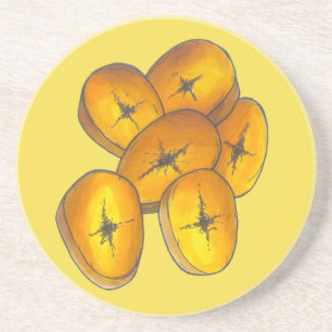 Fried Plantains Cooking Bananas Caribbean Food Coaster
