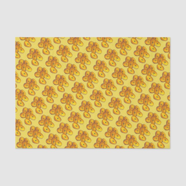 Fried Plantains Cooking Bananas Puerto Rican Food Tissue Paper (Front)