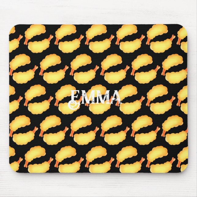Fried Shrimp  Mouse Mat (Front)