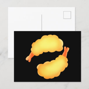 Fried Shrimp Postcard