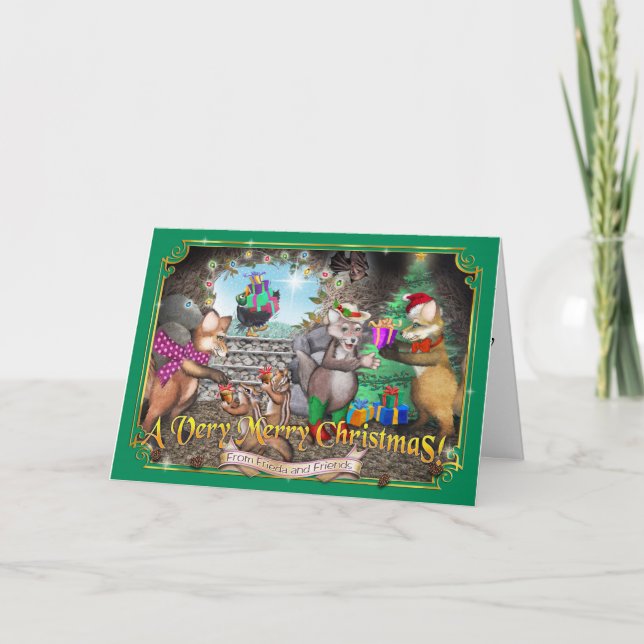 Frieda Tails 2020 Christmas Card (Front)