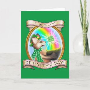 Frieda Tails St. Patrick's Day card