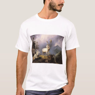 Friedrich Gauermann - Damwild (Fallow Deer), 1833 T-Shirt