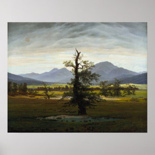 Friedrich - Lonely Tree Poster