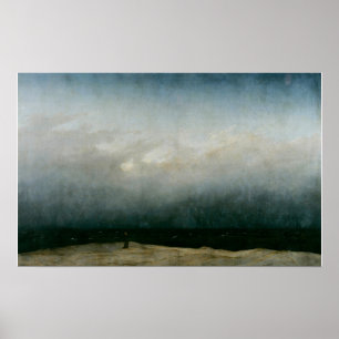Friedrich - Monk By Sea Poster