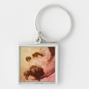 Friedrich Nietzsche (drawn by Hans Olde) Key Ring