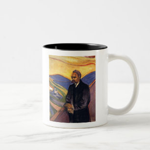 Friedrich Nietzsche Edvard Munch Two-Tone Coffee Mug