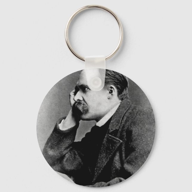Friedrich Nietzsche Key Ring (Front)