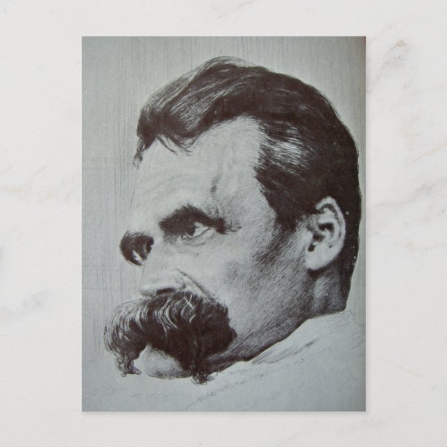 Friedrich Nietzsche Postcard (Front)