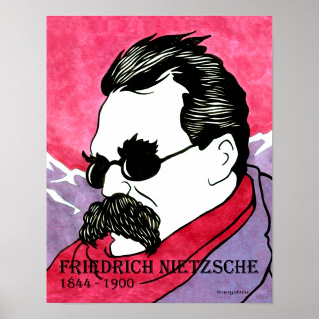 "Friedrich Nietzsche" Poster (Front)