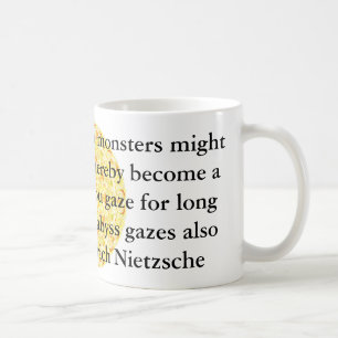 Friedrich Nietzsche - profound quotation Coffee Mug