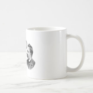 Friedrich Nietzsche Word Bubble Black jGibney Coffee Mug