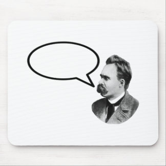Friedrich Nietzsche Word Bubble BlackThe MUSEUM Za Mouse Mat