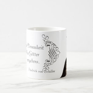 Friedrich von Schiller Quote on Battling Ignorance Coffee Mug