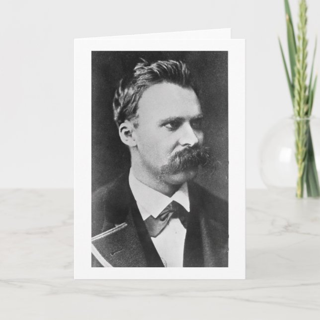 Friedrich Wilhelm Nietzsche (1844-1900) 1873 (b/w Card (Front)