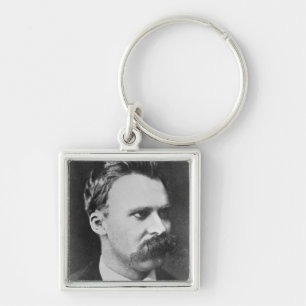Friedrich Wilhelm Nietzsche (1844-1900) 1873 (b/w Key Ring