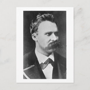 Friedrich Wilhelm Nietzsche (1844-1900) 1873 (b/w Postcard