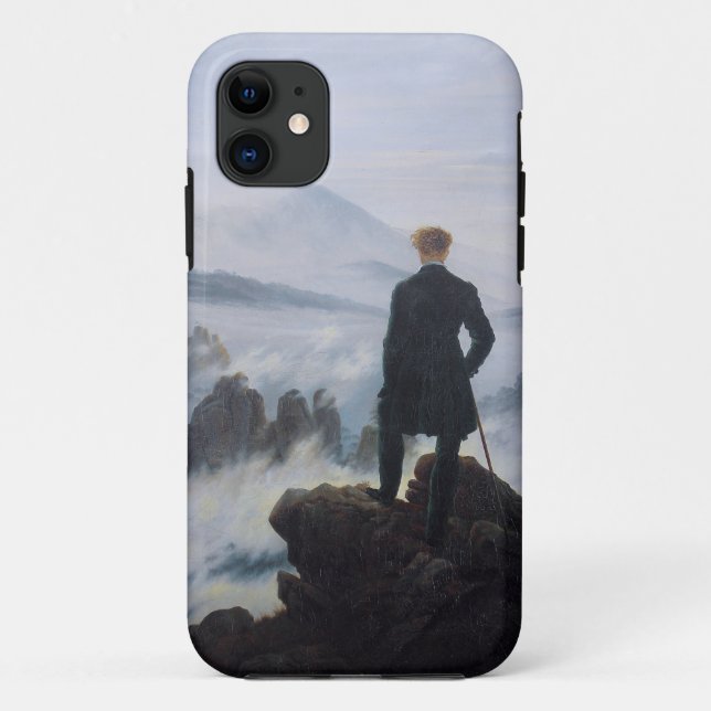 Friedrich's Wanderer Above the Sea of Fog Case-Mate iPhone Case (Back)