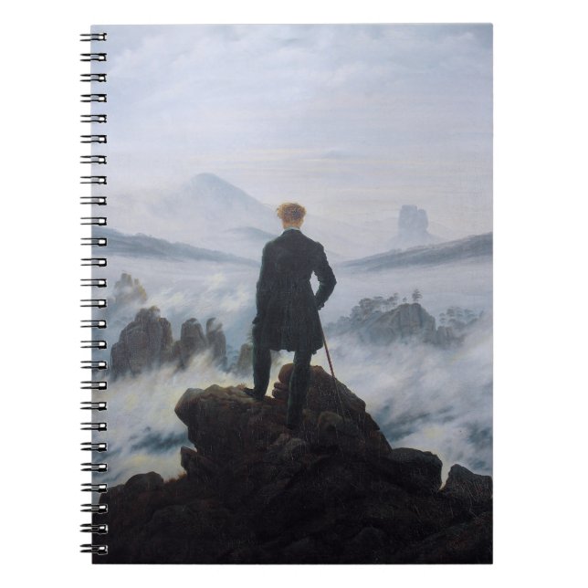 Friedrich's Wanderer above the sea of fog Notebook (Front)