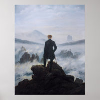 Friedrich's Wanderer above the Sea of Fog 