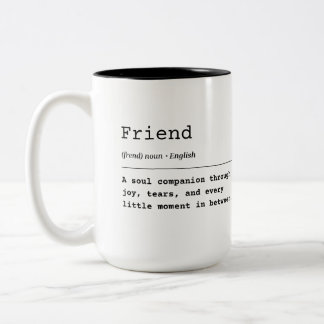 Friend – A Soul Companion Two-Tone Coffee Mug