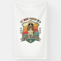 Friend Basset Retriever Dog Sunglasses Retro Shiel