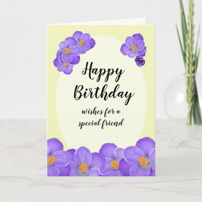 Friend Birthday Card (Front)
