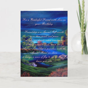 Friend Birthday Card