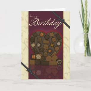 Friend Birthday Card - Chocolates