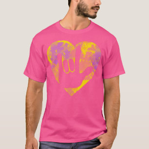 Friend Cute American Sign Language Pride Deaf Awar T-Shirt