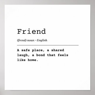 Friend – Feels Like Home Poster