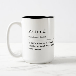 Friend – Feels Like Home Two-Tone Coffee Mug