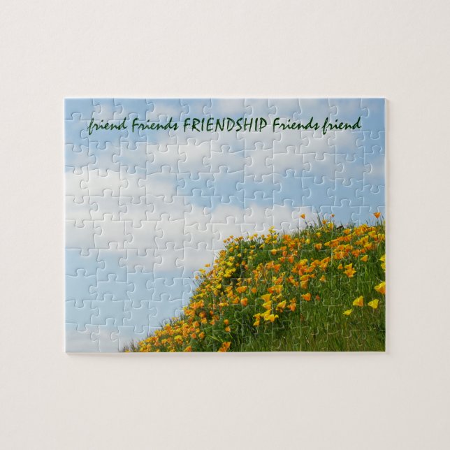 friend Friends FRIENDSHIP Friends friend puzzle (Horizontal)