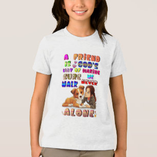 Friend Gods Way Of Making Sure We Never Walk Alone Tri-Blend Shirt
