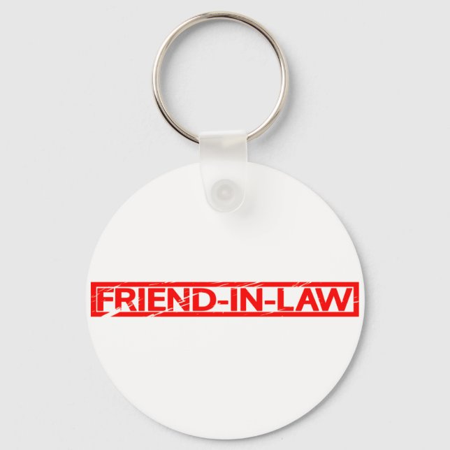 Friend-in-law Stamp Key Ring (Front)