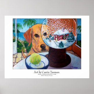 Friend in the Snowglobe Poster