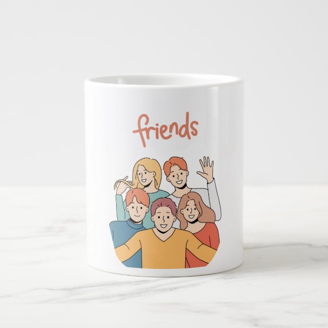 Friend  large coffee mug (Front)