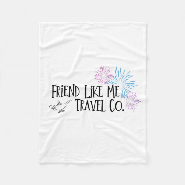 Friend Like Me Travel Co. Fleece Blanket (Front)