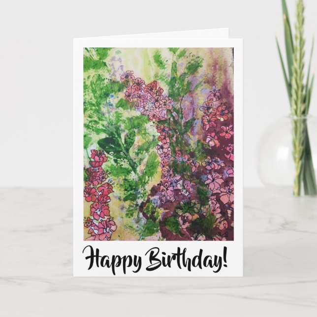 Friend Nature Birthday Card (Front)