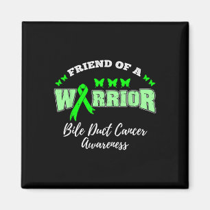 Friend Of A Warrior Bile Duct Cancer Awareness Magnet