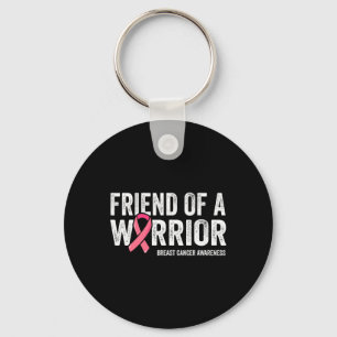 Friend Of A Warrior Fight Breast Cancer Awareness Key Ring