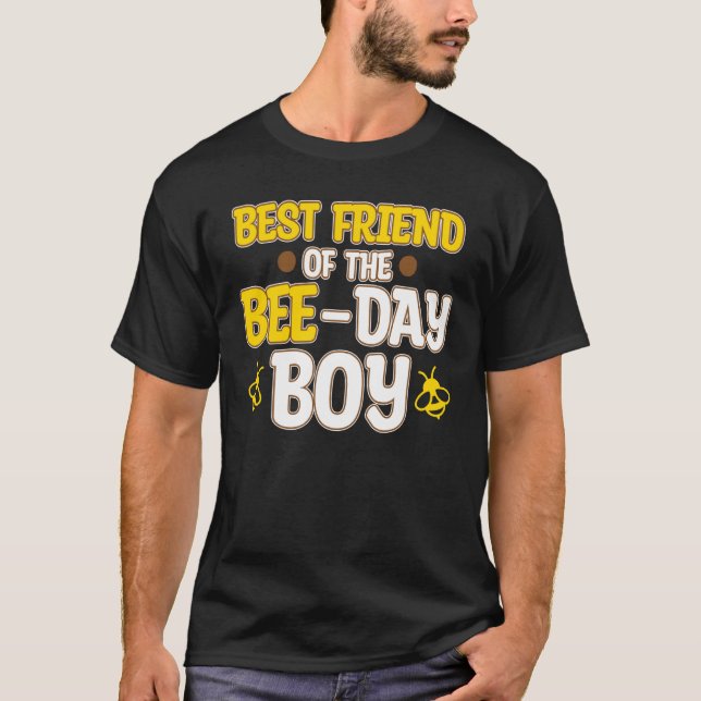 Friend Of Bee Day Boy Honey Beekeeper Beekeeping G T-Shirt (Front)