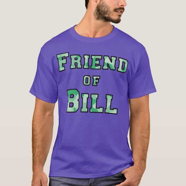 Friend of Bill green camo boy T-Shirt (Front)