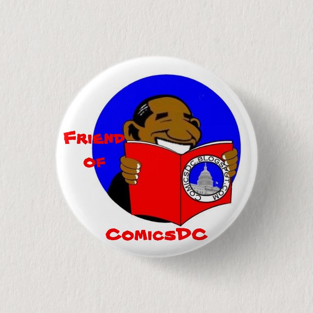 Friend of ComicsDC badge (design 2) (Front)