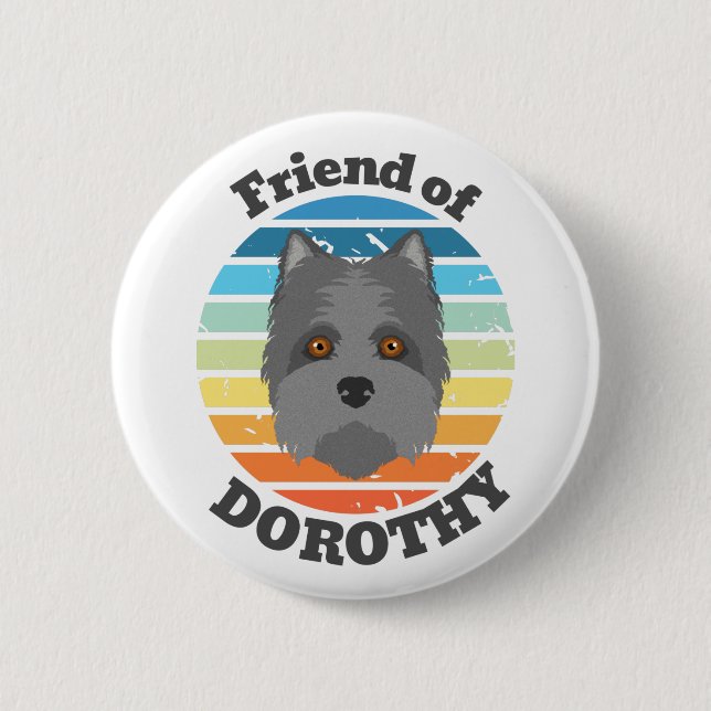 Friend of Dorothy Pride button (Front)