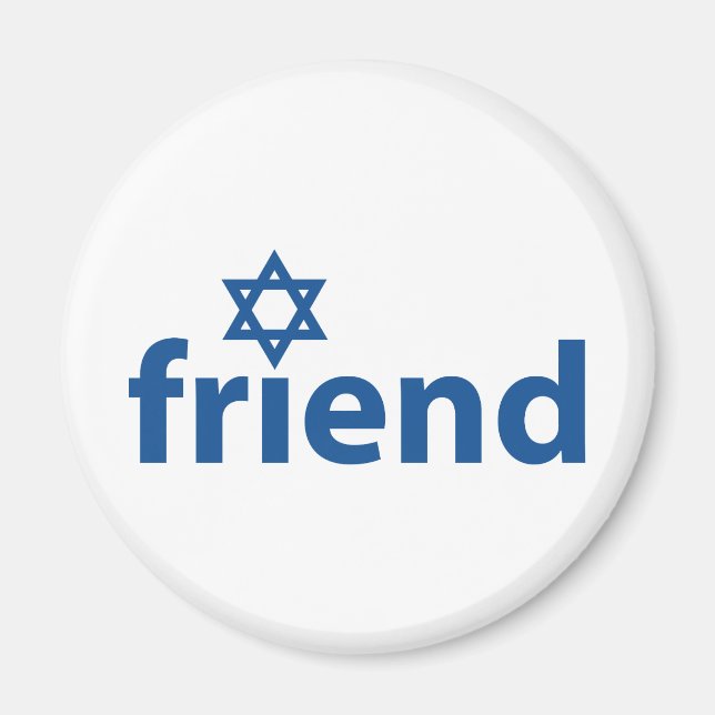 Friend of Israel Magnet (Front)