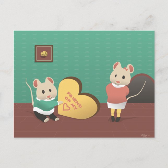 Friend of my Heart Postcard (Front)