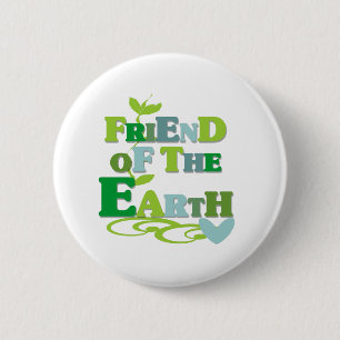Friend of the Earth 6 Cm Round Badge