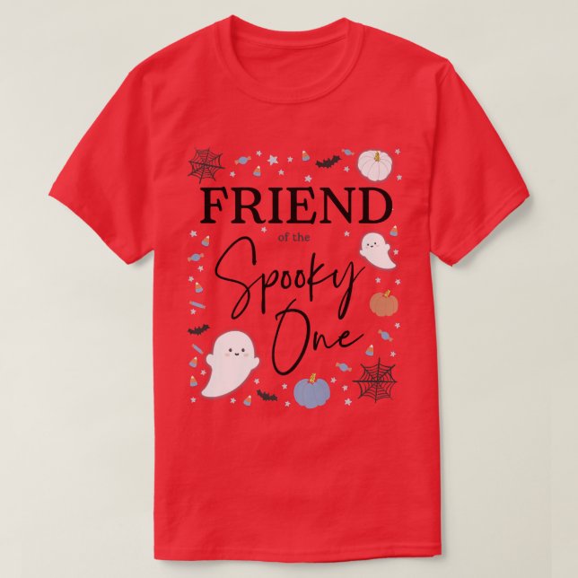 Friend of the Spooky One First Birthday Boy 1st Ha T-Shirt (Design Front)
