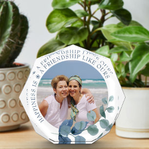 Friend Photo Eucalyptus Leaves Picture Frame Block